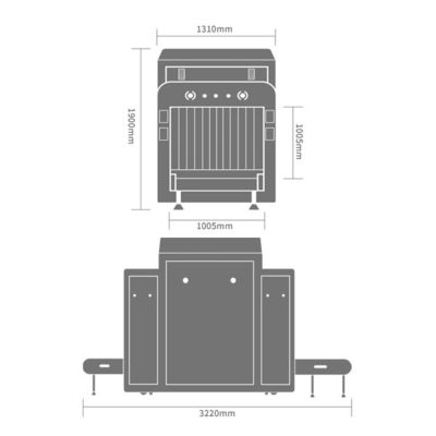 Single Energy X-Ray Security Inspection Machine Used In Cargo Airports